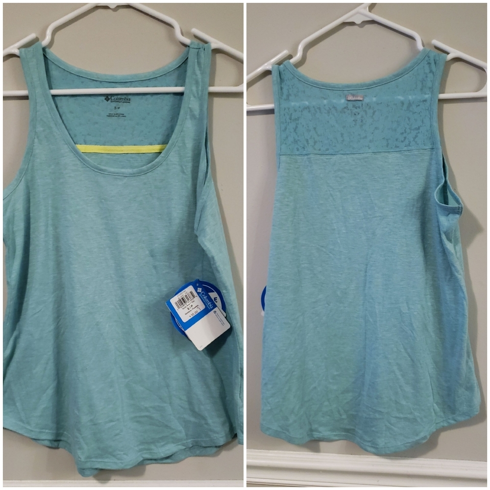 Columbia women's light blue lace Tank